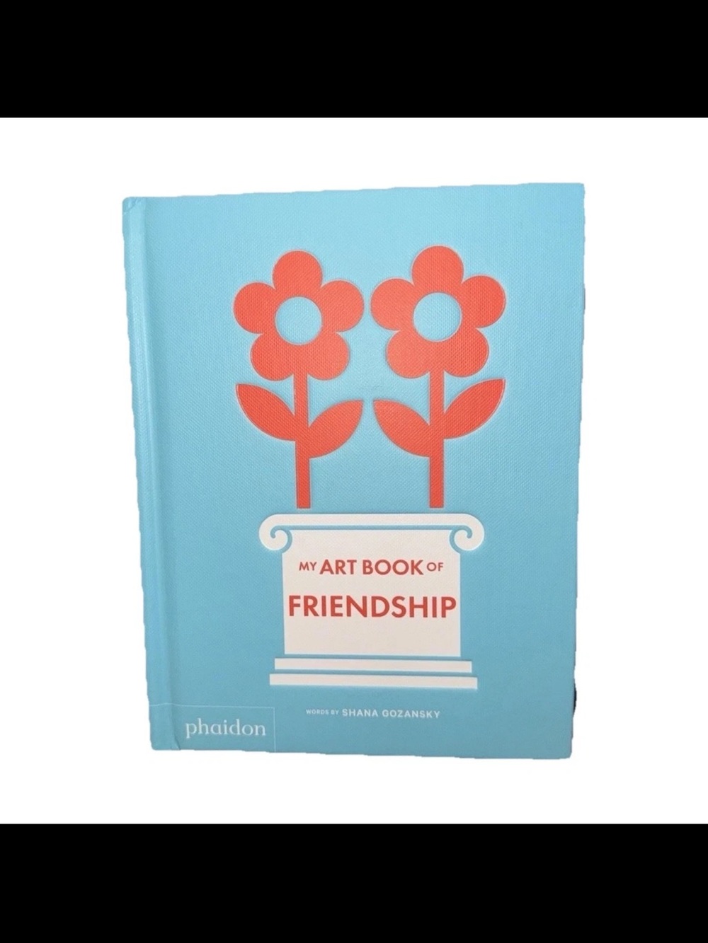 Phaidon Light Blue Cover with Coral Flower Illustration